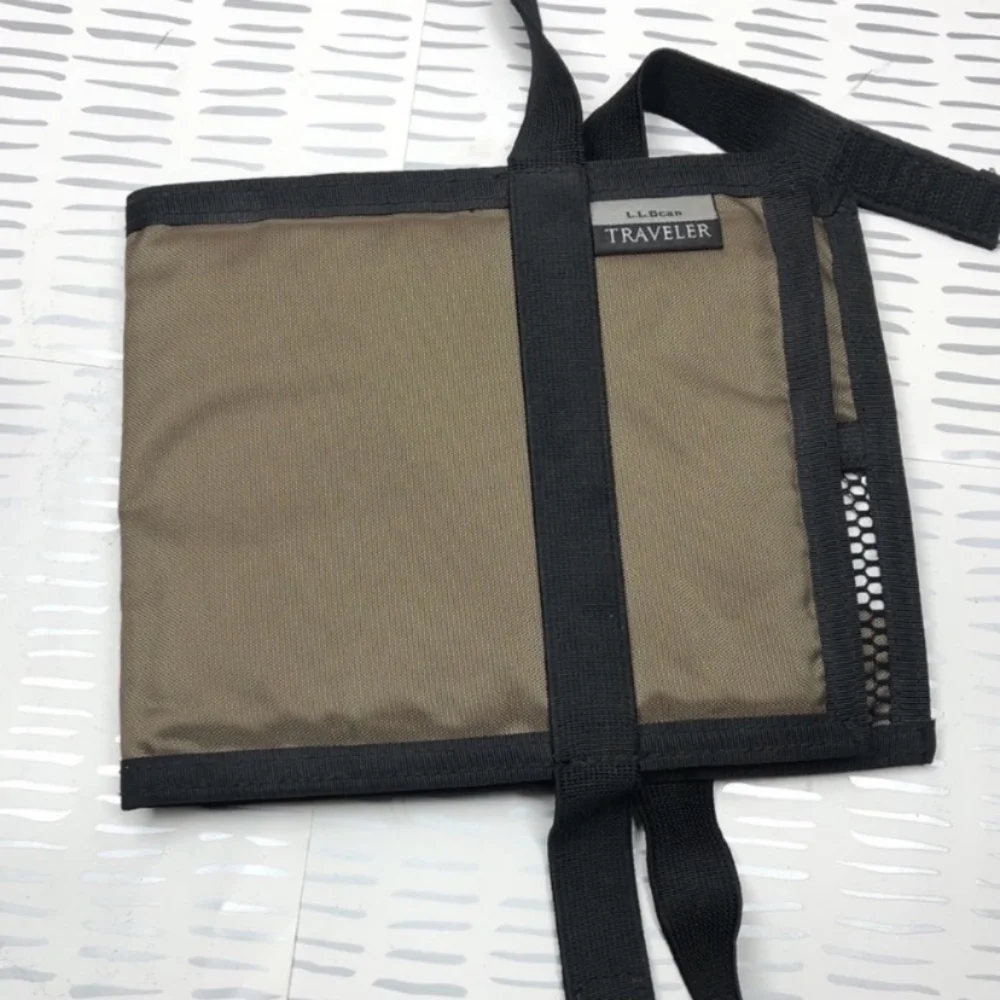 L.L. Bean Tan and Black Travel Organizer
